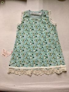 Kleid Blumen Mint