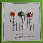 Geburtstag-Glückwunschkarte