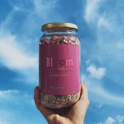 Pretty in Pink Muesli with Natural Organic Ingredients 400g by BLOOM muesli