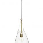 Transparente Deckenlampe