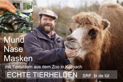 MASKE - "SOLIDARITÄT" für TIERE (Johns kleine Farm in Kallnach)