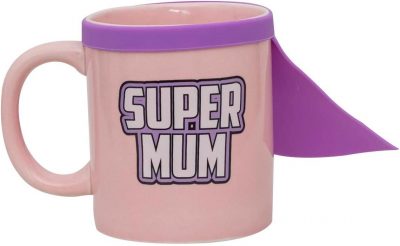 Tasse "Super Mum Mug" - inkl. Superheldenumhang