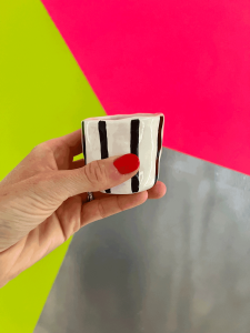 Espressotasse Streifen