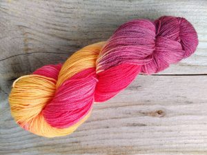Sockenwolle Abendrot